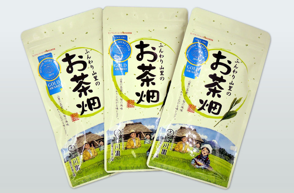 ふんわり山里のお茶畑 100g平袋×3