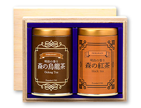 【G884】明治の香り 森の烏龍茶・森の紅茶セット