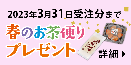 春のお茶便りプレゼント